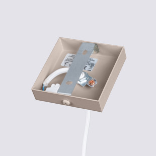 Lampa wisząca Karbon taupe Sollux | Nowoczesny design