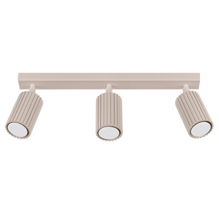 Reflektor 3-punktowy Karbon Long taupe Sollux | Lampa sufitowa