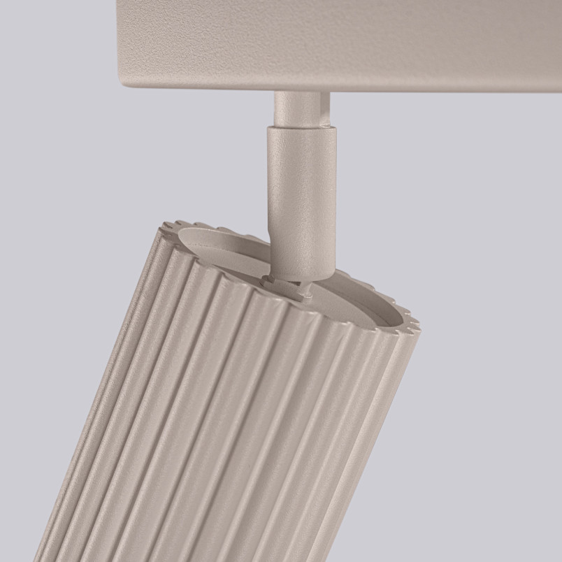 Reflektor Karbon Long Taupe Sollux - 6 punktów, Minimalizm