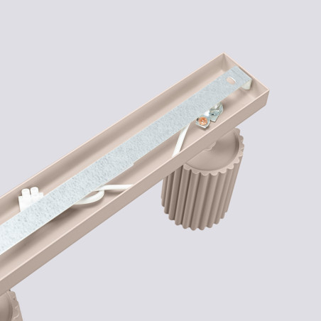 Reflektor Karbon Long Taupe Sollux - 6 punktów, Minimalizm