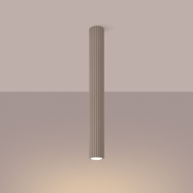 Lampa spot Karbon taupe Sollux | Nowoczesny design