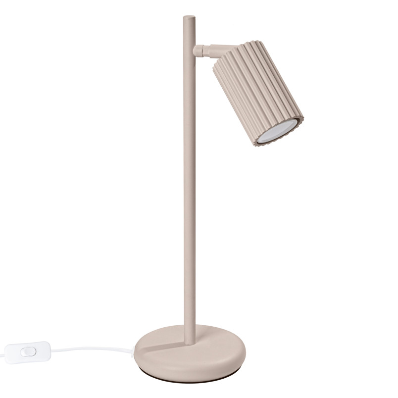 Lampa biurkowa Karbon taupe Sollux | Nowoczesny design