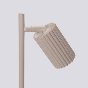 Lampa biurkowa Karbon taupe Sollux | Nowoczesny design