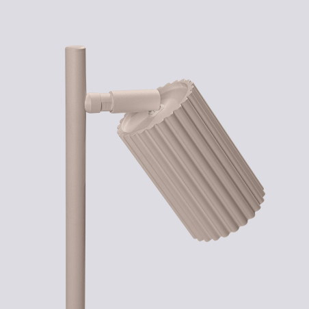 Lampa biurkowa Karbon taupe Sollux | Nowoczesny design