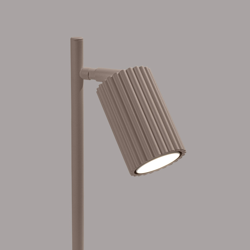 Lampa biurkowa Karbon taupe Sollux | Nowoczesny design