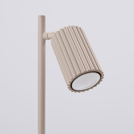 Lampa biurkowa Karbon taupe Sollux | Nowoczesny design