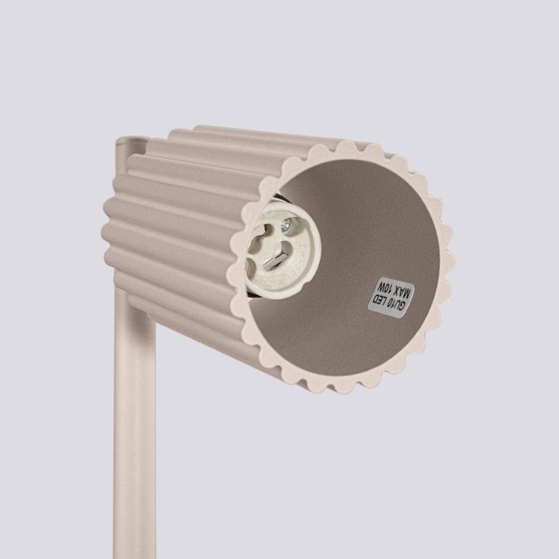 Lampa biurkowa Karbon taupe Sollux | Nowoczesny design
