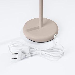 Lampa biurkowa Karbon taupe Sollux | Nowoczesny design
