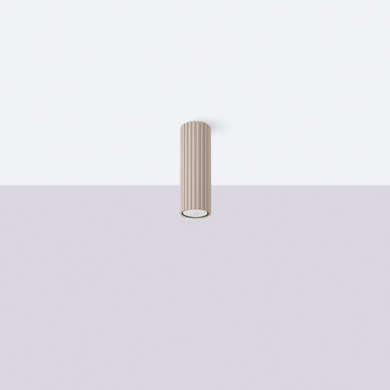 Lampa spot Karbon taupe Sollux | Nowoczesne oświetlenie