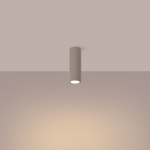 Lampa spot Karbon taupe Sollux | Nowoczesne oświetlenie