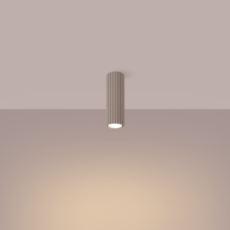 Lampa spot Karbon taupe Sollux | Nowoczesne oświetlenie