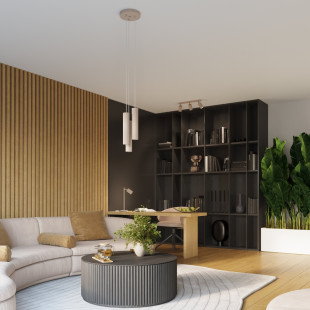 Lampa spot Karbon taupe Sollux | Nowoczesne oświetlenie