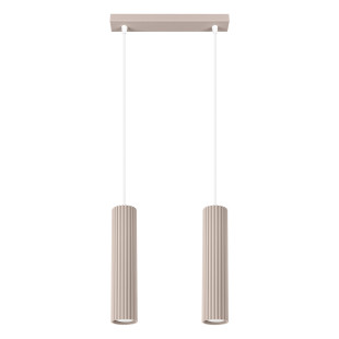 Lampa wisząca Karbon taupe Sollux - Nowoczesny design