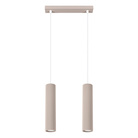 Lampa wisząca Karbon taupe Sollux - Nowoczesny design