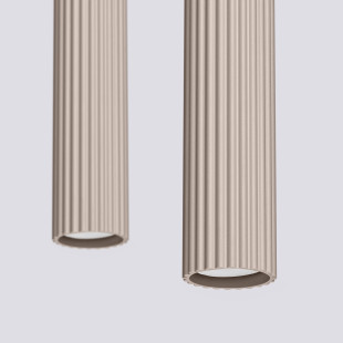 Lampa wisząca Karbon taupe Sollux - Nowoczesny design