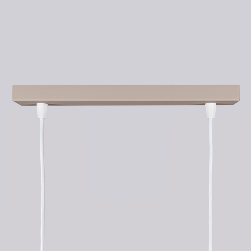Lampa wisząca Karbon taupe Sollux - Nowoczesny design