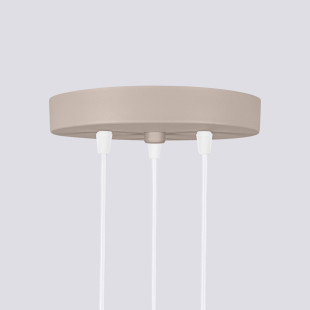 Lampa wisząca Karbon taupe - 3 tuby, Sollux | Sklep z lampami