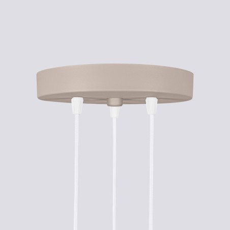 Lampa wisząca Karbon taupe - 3 tuby, Sollux | Sklep z lampami