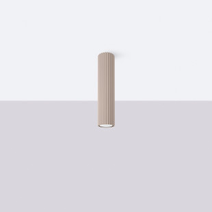 Lampa spot Karbon taupe Sollux | Minimalistyczny design
