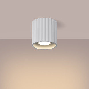 Lampa spot Aura GU10 biała Sollux - Nowoczesny design