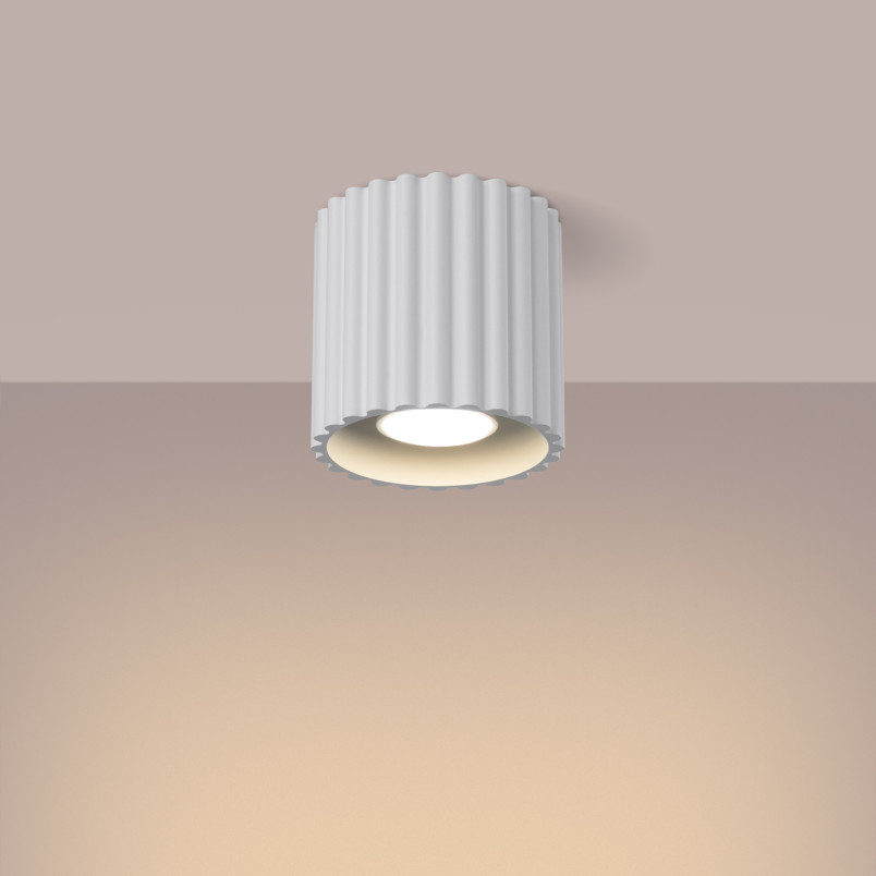 Lampa spot Aura GU10 biała Sollux - Nowoczesny design