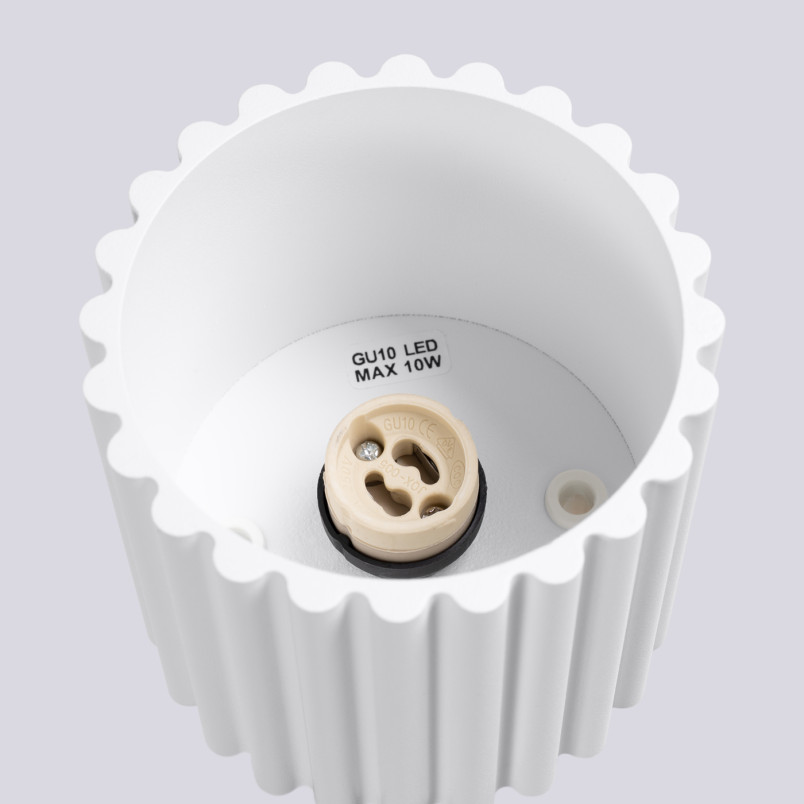 Lampa spot Aura GU10 biała Sollux - Nowoczesny design