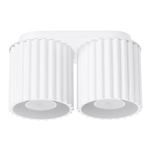 Lampa spot Aura 2pkt Sollux biała - nowoczesny design
