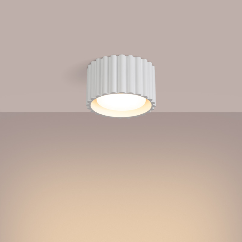 Lampa spot Aura GX53 biały Sollux | Nowoczesny design