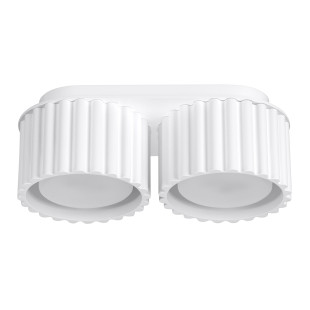 Lampa spot Aura GX53 biała Sollux | Nowoczesne oświetlenie