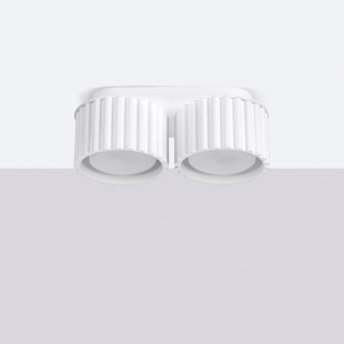 Lampa spot Aura GX53 biała Sollux | Nowoczesne oświetlenie