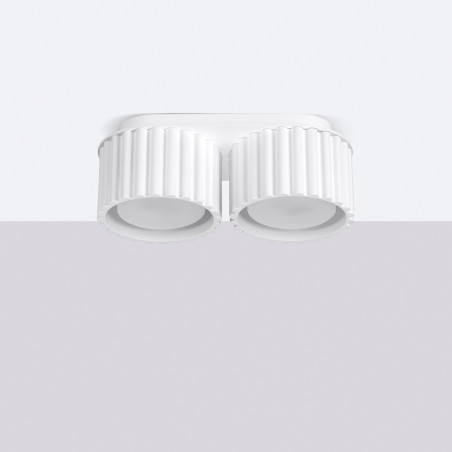 Lampa spot Aura GX53 biała Sollux | Nowoczesne oświetlenie