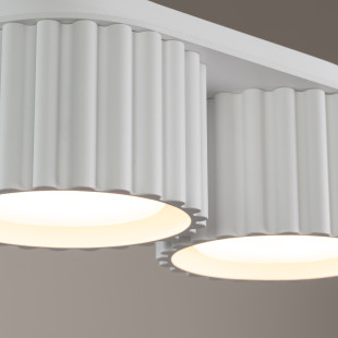 Lampa spot Aura GX53 biała Sollux | Nowoczesne oświetlenie