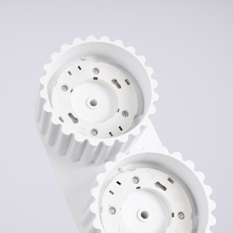 Lampa spot Aura GX53 biała Sollux | Nowoczesne oświetlenie