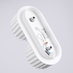 Lampa spot Aura GX53 biała Sollux | Nowoczesne oświetlenie