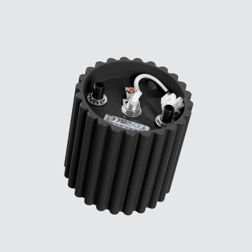 Lampa spot Aura czarna Sollux - nowoczesny design | Sklep z oświetleniem