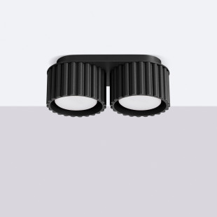 Lampa spot Aura GX53 czarna Sollux - nowoczesny design