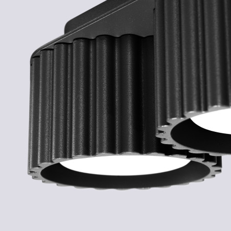 Lampa spot Aura GX53 czarna Sollux - nowoczesny design