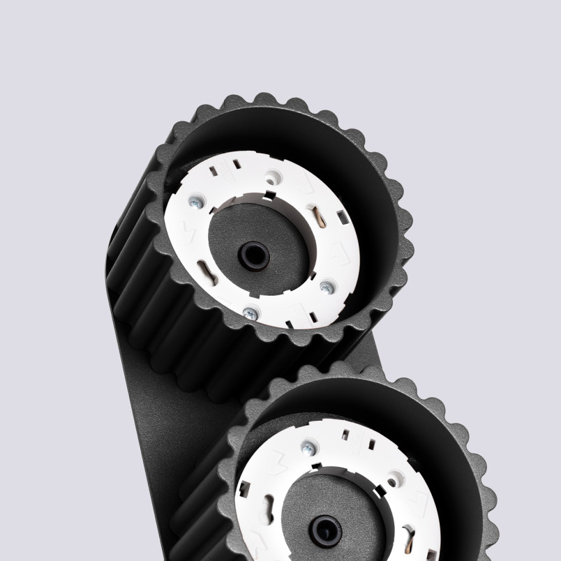 Lampa spot Aura GX53 czarna Sollux - nowoczesny design