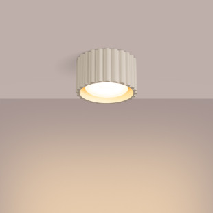 Lampa spot Aura GX53 beżowa Sollux - Elegancki design