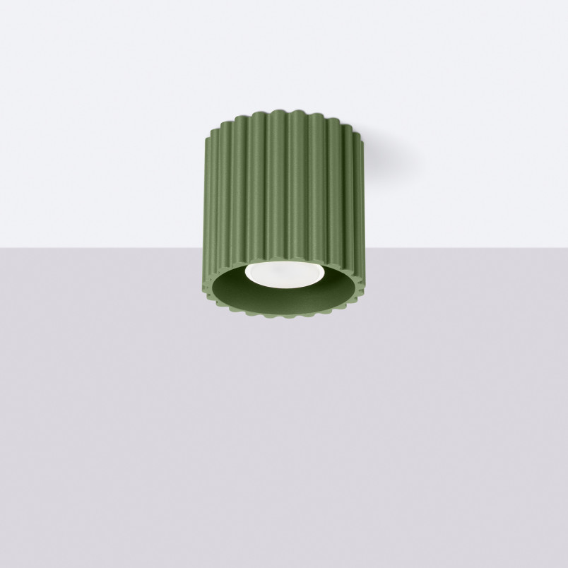 Lampa spot Aura zielona Sollux - nowoczesny design | Downlight
