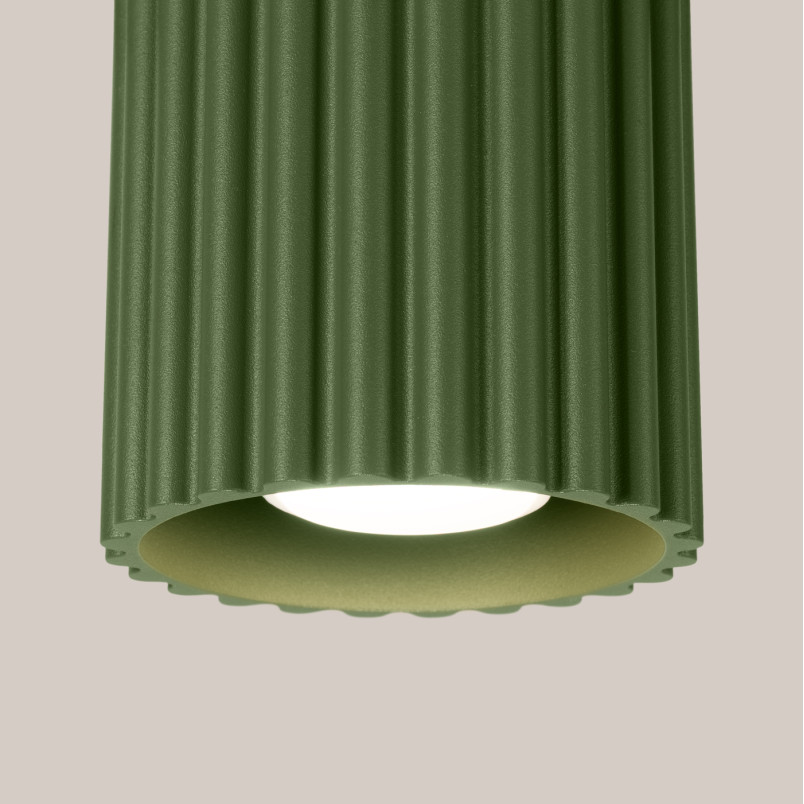 Lampa spot Aura zielona Sollux - nowoczesny design | Downlight