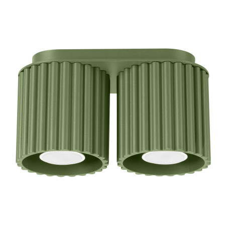 Lampa spot Aura Sollux - Zielona, 2 punkty, GU10
