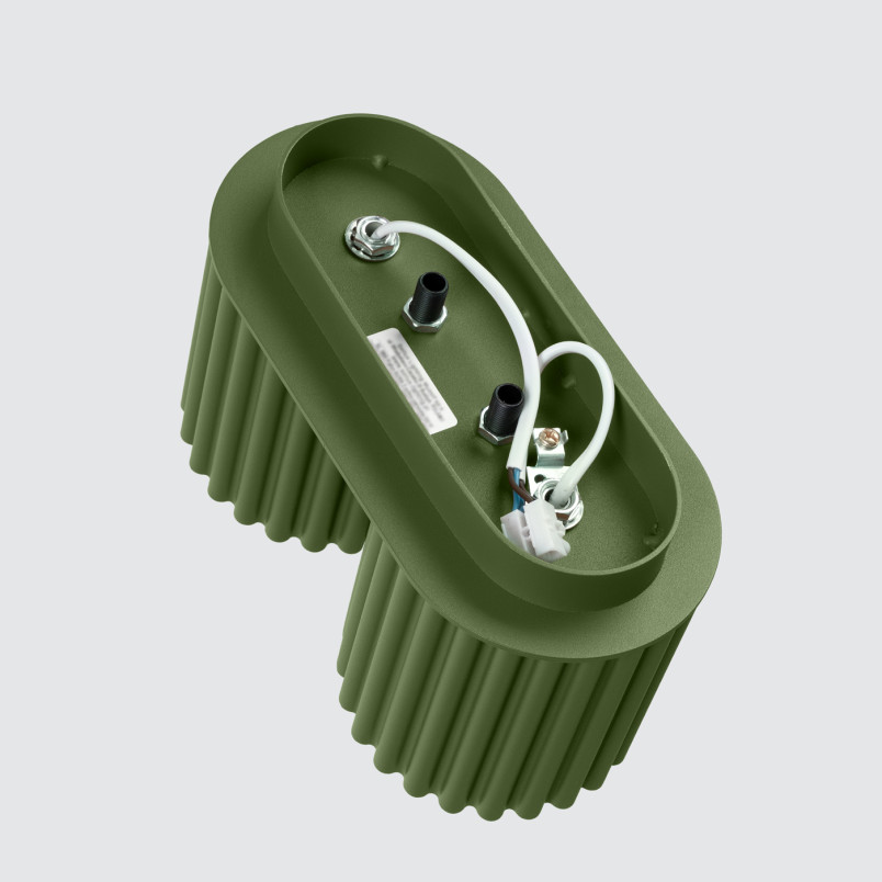 Lampa spot Aura Sollux - Zielona, 2 punkty, GU10