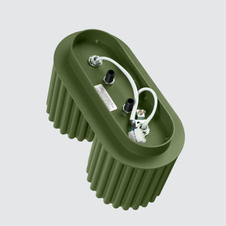 Lampa spot Aura Sollux - Zielona, 2 punkty, GU10