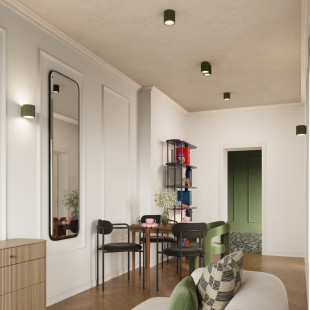 Lampa spot Aura Sollux - Zielona, 2 punkty, GU10