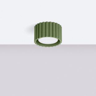 Lampa spot Aura GX53 zielona Sollux - Nowoczesny design