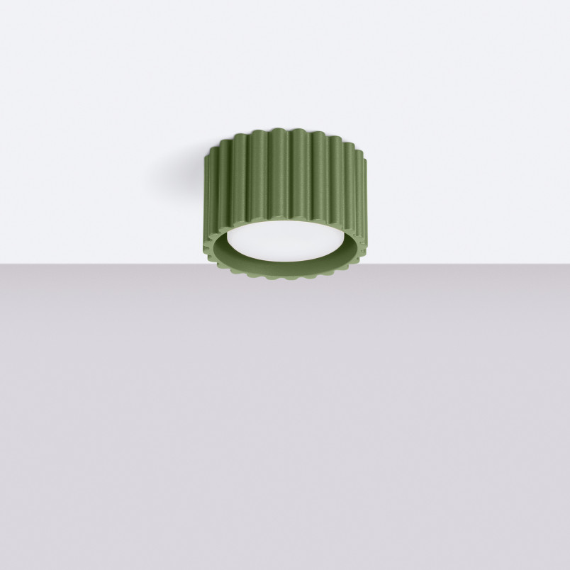 Lampa spot Aura GX53 zielona Sollux - Nowoczesny design