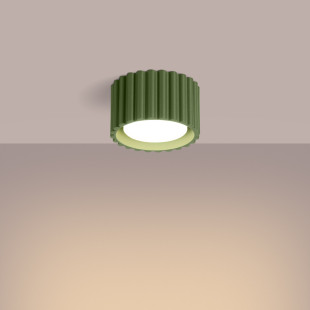 Lampa spot Aura GX53 zielona Sollux - Nowoczesny design