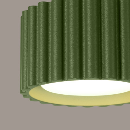 Lampa spot Aura GX53 zielona Sollux - Nowoczesny design
