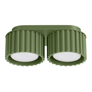 Lampa spot Aura GX53 - zielony oliwkowy | Sollux